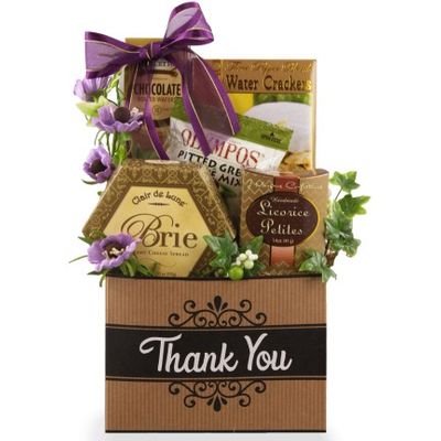 Thank You Gift Basket - Much Thanks